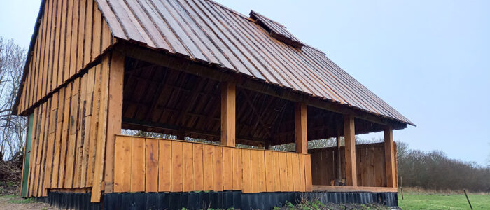 Skånemosen bålhytte 2