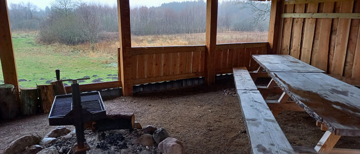 Skånemosen bålhytte 3