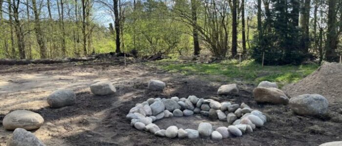 Sortemosehus - bålplads